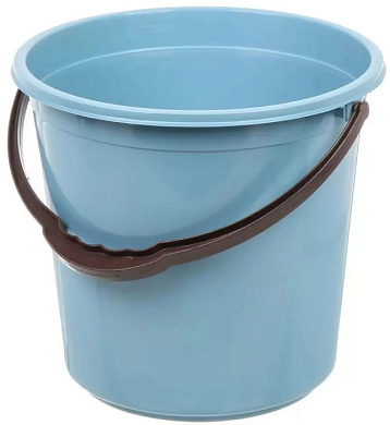 Ведро 10 л с мерной шкалой, сине-серое ИскраПласт ООО IS40021/2