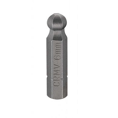 Бита с шаром под 6-гр. шлиц Hex 2.5 1/4'' 30 мм. Force 12530025