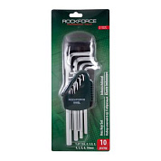 Набор длинных шестигранных ключей 10 пр. RockForce RF-5102L