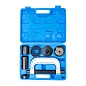 Набор инструментов для снятия и установки шаровых опор, подшипников, сайлентблоков 10 пр., в кейсе Forsage F-909T2