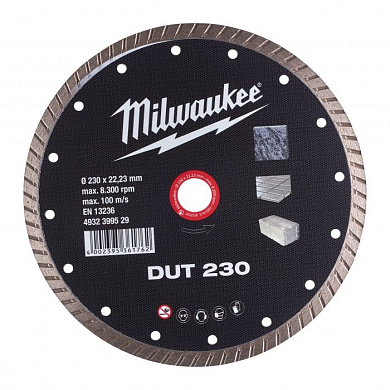 Алмазный диск DUT 180 мм Milwaukee 4932399528