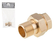 Американка прямая вн.-нар. 1/2" с уплотнительным кольцом AV Engineering AVE308001