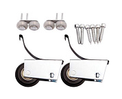 Комплект роликов SENATOR открытый для 1 раздвижной двери 60 кг для узкой сис-мы AKS 82039