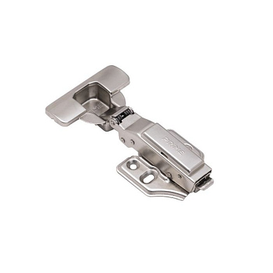 Петля накладная с доводчиком 45мм h0 clip-on, саморезы, заглушки, д/фасадов до 28мм, упак 2 шт., PRIME by AKS 112604