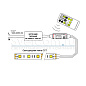 Контроллер для светодиодной ленты CCT, двухцветной, 2.4 GHz, 12-24V DC, 6A, 72/144W, GLS 125955