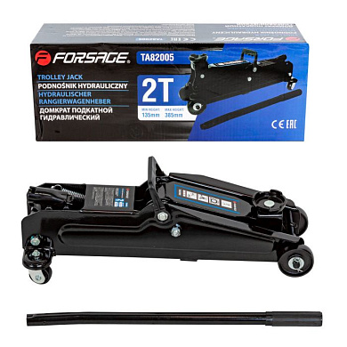 Домкрат подкатной гидравлический 2 т, 135-385 мм Forsage F-TA82005