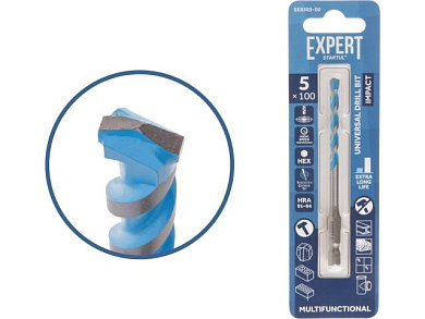 Сверло универсальное 5x100 мм MultiFunctional EXPERT STARTUL SE8303-50