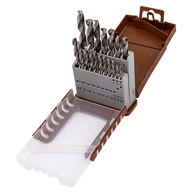 Набор сверл по металлу 1-10 мм HSS 21 пр FORSTIME FT-924U21S