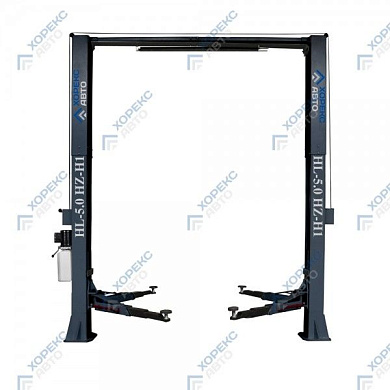 Подъемник двухстоечный электрогидравл. с верхней синхронизацией и высотой.4,7 м, 5 т 380В HOREX HL-5.0HZ-H1