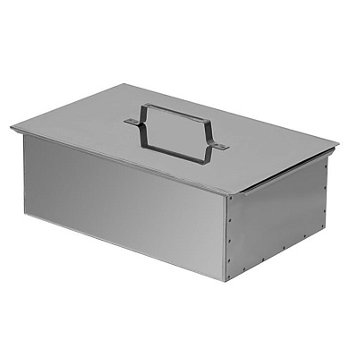 Коптильня двухъярусная 420 x 270 x 175 мм, нержавеющая сталь, 0,8 мм с поддоном, Россия Camping Palisad 69528