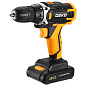 Дрель-шуруповерт аккумуляторная Banger 20V ONE + 083-1116 DEKO 083-1116
