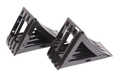 Башмак противооткатный металлический для грузовых а/м с ручкой, 320х155х190 мм, к-т 2шт RockForce RF-TRN37-2