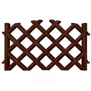 Забор декоративный BAROKKO №5 шоколад, 4шт Гарденпласт 00055