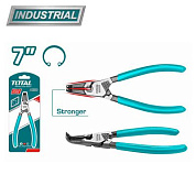 Съемник внутренних стопорных колец 180 мм, угловой TOTAL THTJ21804