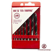 Набор сверл по дереву 8 пр. 3-10 мм Туламаш 93444