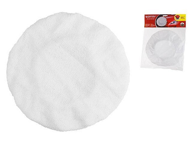 Полировальный круг 250 мм, на резинке, полиэстер, хлопок WORTEX 1334517