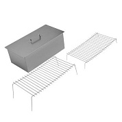 Коптильня двухъярусная большая 600 х 320 х 250 мм, 0,8 мм, с поддоном, Россия Camping Palisad 69529