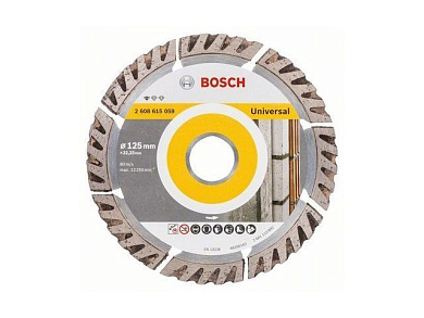 Алмазный круг 125х22 мм универс. сегмент. Turbo STANDARD FOR UNIVERSAL Bosch 2608615060