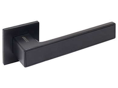 Ручка дверная "ЛАНА" BL/BL, 86150 мат.черный АЛЛЮР УЗК 13800