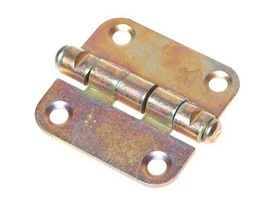 Петля 40 мм универсальная, желтый цинк (2 шт в зип-локе) Starfix (неразъёмная) SMM1-65827-2