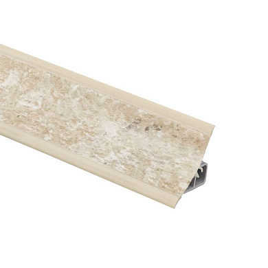 Плинтус ПВХ к столешнику LР керамика тессина крем (201) (1шт=3м.п.) EL-MECH-PLAST 93666