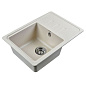 Мойка кухонная из мраморной крошки, cream, Wisent W620-30
