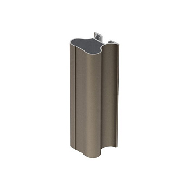 Профиль алюминиевый SENATOR шампань вертик. закрытый L-5300 мм АЛЮТЕХ 13586