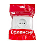 Валенсия розетка 1-местная б/з 10А белая с защ, штор, EKF PROxima EWR10-022-10