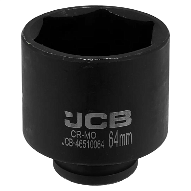 Головка ударная глубокая 3/4'' 64 мм 6-гр JCB JCB-46510064