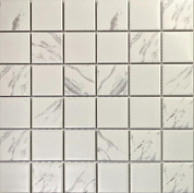 Мозаика L'Universo Porcelain Carrara, 48x48x6 мм, MOSAICSTORY 35718