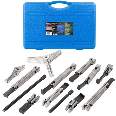 Съемник двух-трехлапый сборный универсальный, 13 пр., длина лап - 120, 230, 280 мм; ширина - 145 мм RockForce RF-66627