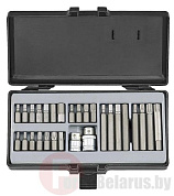 Набор бит HEX, Torx, Spline 28 пр. 10 мм Force 4283