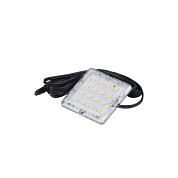 Светильник светодиодный Sania, накладной, 2W, 12V, теплый белый, 3000K, без крышки, AKS 95636