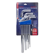 Набор экстра длинных шестигранных ключей 13 пр. Forsage F-5137XL