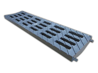 Решетка MEDIUM B-125 пластиковая, металлик Ecoteck ДИ 02317000