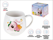 Кружка керамическая, 350 мл, Sweet fruits, персик, PERFECTO LINEA 17-401114