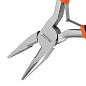 Длинногубцы прямые Mini 130 мм никелированные, авторазжим Sparta 17820