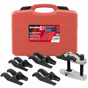 Съемник шаровых опор в комплекте со сменными ''губками'', зев 20, 22, 24, 27, 30 мм 5 пр ForceKraft FK-905T8