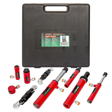 Комплект цилиндров гидравлических прямого и обратного действия 2, 4, 5, 10 т., 7 пр. RockForce RF-0200-1S