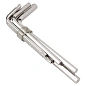 Набор Г-образных длинных HEX 4-6 мм, Torx TR T20H, T25H 5 пр RockForce RF-5055-lg
