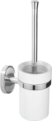 Туалетный ершик, сталь + керамика, хром Ledeme L1910-2