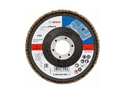 Круг лепестковый 115х22.2 мм K80 конический STANDARD FOR METAL Bosch 2608603654