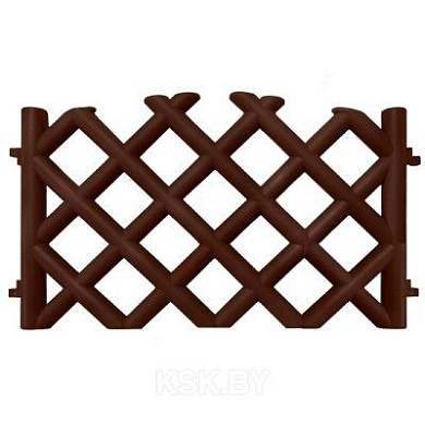 Забор декоративный BAROKKO №5 шоколад, 4шт Гарденпласт 00055