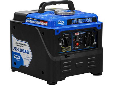 Электростанция, генератор инверторный бензиновый PE-1100RSI, инверторный, 1.1 кВт, 230 В, бак 3.2 л ECO EC1710-1