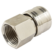 Быстроразъем пневматический с клапаном,"мама"-внутр. резьба 1/2" ForceKraft FK-SE1-4SF