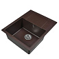 Мойка кухонная из мраморной крошки, coffee, Wisent W650-27