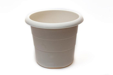 Горшок пластмассовый Примула №2, d=305 h=310, 19,5 л, белый Гарденпласт 00050