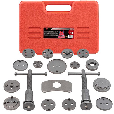 Набор инструментов для обслуживания тормозных цилиндров 18 пр., в кейсе EVERFORCE EF-65805