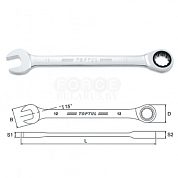 Ключ комбинированный с трещоткой PRO SERIES Toptul серия AOAF