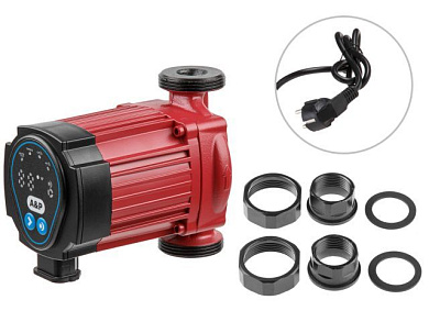 Насос циркуляционный WISE-25/60-130, 5-45 Вт, 3000 л/ч, 6 м A&P AP118W012